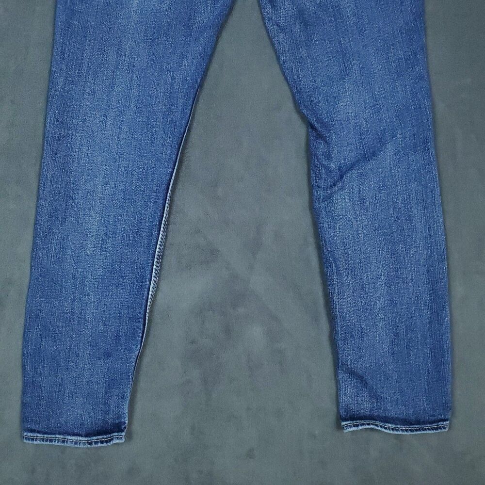 BKE Alec Skinny Jeans Mens 30x29 Blue Denim Stretch Distressed Faded Modern Fit - Picture 15 of 16